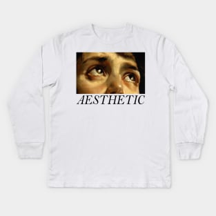 Aesthetic ∆ Kids Long Sleeve T-Shirt